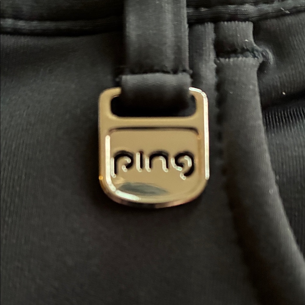 Ping Golf Pants Women 10 Black Sensor Cool "Verity II Trouser" Ping hardware EUC - Picture 5 of 17